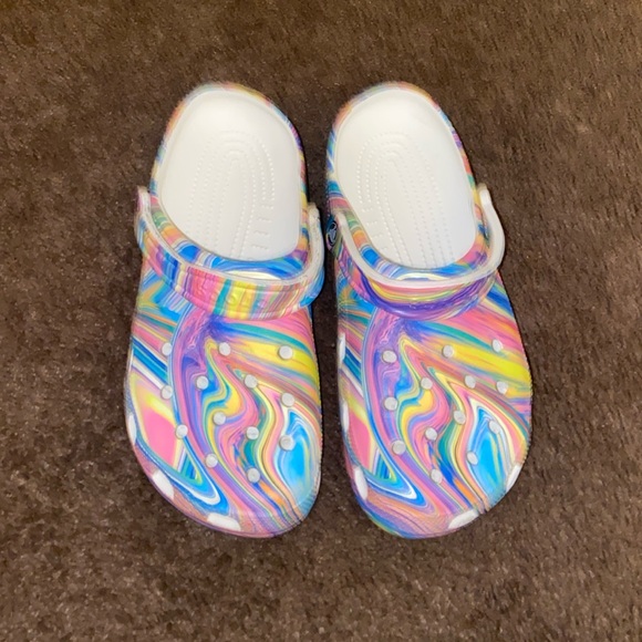 Crocs Classic Multi Color Clogs - Picture 2 of 7